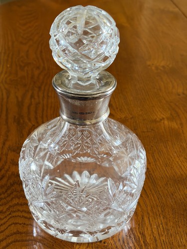 Crystal decanter and - , stopper