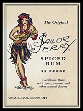 Sailor Jerry, Retro metal Sign
