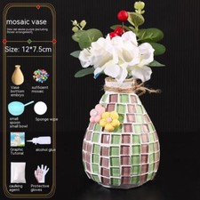 Mosaic Vase Diy Handmade