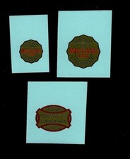 MECCANO CONSTRUCTOR CARS TRANSFERS/DECALS