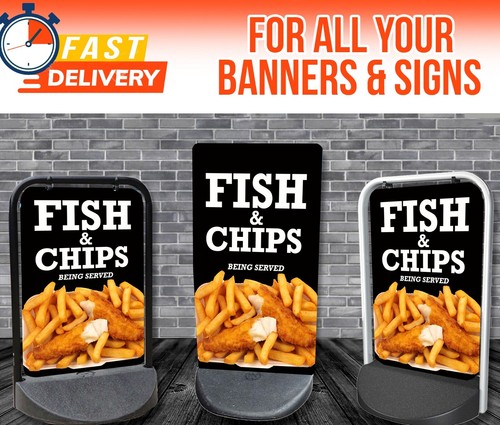 Fish chips swinger pavement - &,