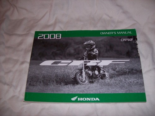 Honda oem 2008 crf50f - 2008, owner's