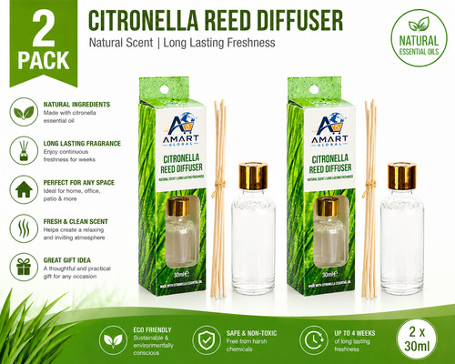 Citronella reed diffuser - citronella,