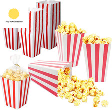 26 Pcs Popcorn Boxes Red Small