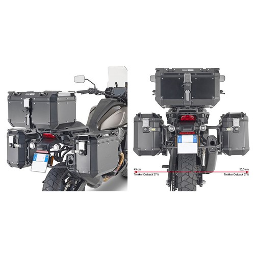 Givi plo8400cam side - side, luggage