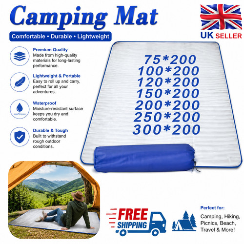 Aluminum foil camping mat - foil,