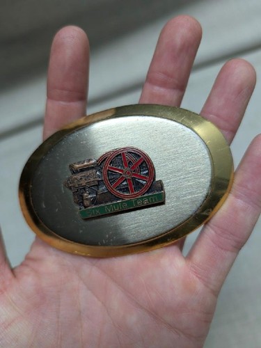 Vintage six mule team - mule, belt