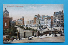 MANCHESTER, PICCADILLY, EDWARDIAN STREET SCENE, EARLY 20TH C, UNPOSTED