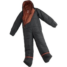 Selk'bag Lite Recycled Sleeping Bag Suit Mens Insulated Black Terracotta