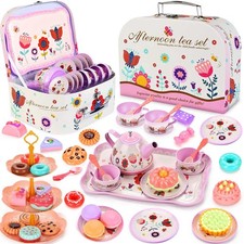 46pcs Pretend Tea Set Play Toy