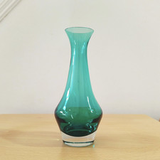 Vintage Riihimaki Glass Vase