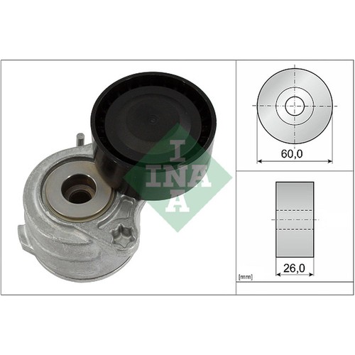 Tensioner lever ribbed belt - v-ribbed,