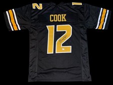 BRADY COOK MISSOURI TIGERS BLACK JERSEY QUARTERBACK COTTON BOWL MVP MIZZOU BAS 3