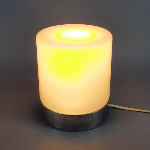 Cylindrical table lamp white - table,