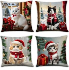 Cat Cushion Cover