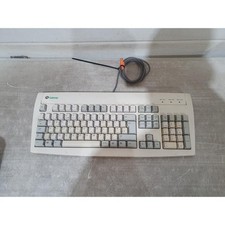 Vintage Gateway G9900 Keyboard White Wired PS/2 QWERTY (Standard) For Desktop PC