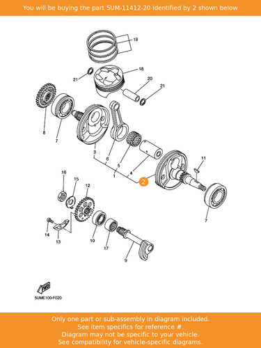 Yamaha crank 5um - yamaha,