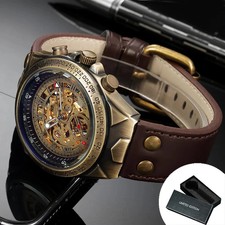 Men's Bronze Retro Skeleton