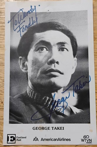 George takei signed star trek - takei,