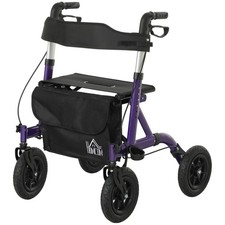 HOMCOM Rollator Walker with