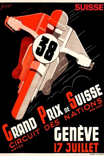 Vintage print motorcycle - vintage,