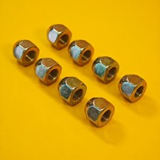 8x Conical Wheel Nut 3/8" UNF 60° For Trailer Wheel Suspension Hubs Stud