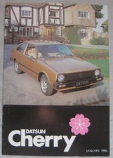 1980 Datsun Cherry Brochure