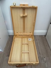  Table Box Easel Stand Storage Case Adjustable Desktop Artist Drawing Box