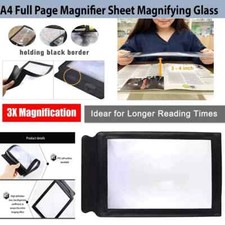 3X Big A4 Full Page Magnifier