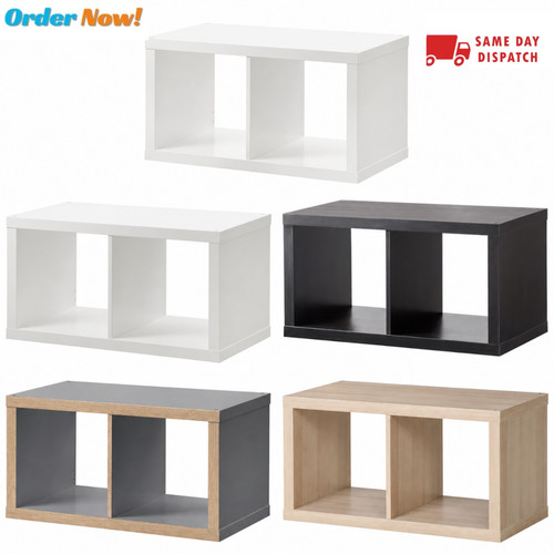 Ikea kallax white shelving - ikea,