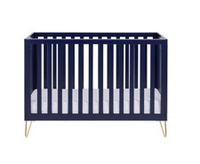 A GRADE - BABYMORE KIMI COT BED - MIDNIGHT