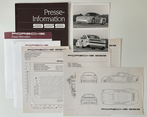 Porsche 959 press information - porsche,