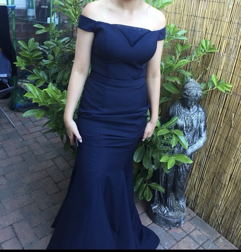 Classic navy off the shoulder - classic,