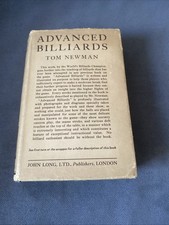 1st Edition Advanced Billiards by Tom Newman