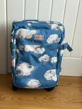 Cath Kidston Clouds Print Blue Hand Luggage/Small Suitcase, Telescopic handle. 