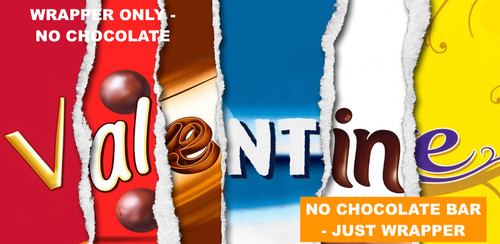 Valentine chocolate bar - valentine,