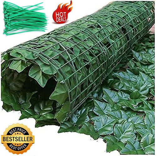 15m artificial hedge ivy - hedge,