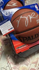 Derrick Rose Signed Spalding Basketball Chicago Bulls PSA Authenticated 