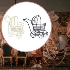 1:12 Dollhouse Baby Pram