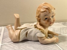 BISQUE PORCELAIN PIANO DOLLS SELECTION 5” VGC