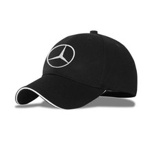 Genuine Mercedes-Benz Mens Black Star Logo Baseball Cap B6695453164