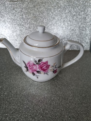 Vintage porcelain teapot - vintage,