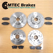 BMW E46 318d 318i 320i 323i 98-05 Front & Rear Brake Discs MTEC Pads 286mm 276mm