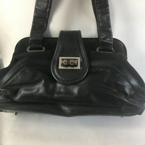 Mimco handbag real leather - mimco,