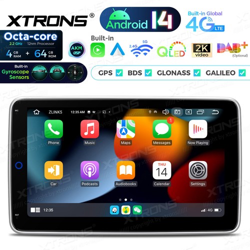 Xtrons single din qled - xtrons,
