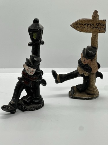 Vintage cast iron figurines - vintage,