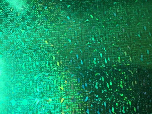 Sheets green holographic - sheets,