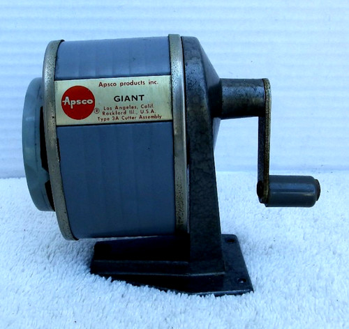 Vintage blue apsco - blue, giant