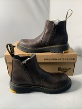 Dr. Martens 2976 Brown Lined Chelsea Boots Junior Kids  UK Size 13 New In Box
