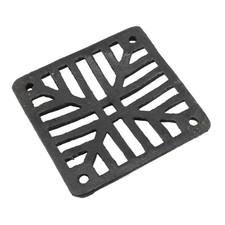 Black Cast Square Drain Grate